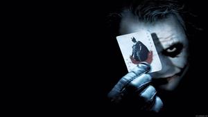 The Villainous Joker from The Dark Knight Movie movie wallpaper