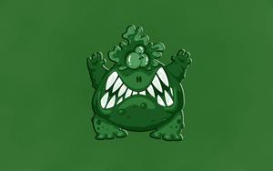 This green monster is a real showstopper! animated wallpaper
