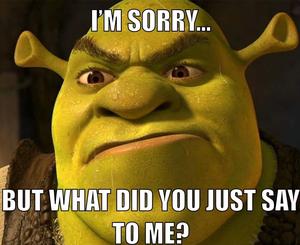 “This is mah swamp!" funny shrek wallpaper