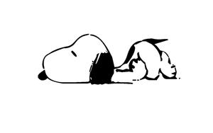 This is one happy pup! snoopy wallpaper