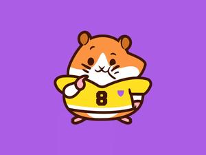 This little hamster looks so cute! cute wallpaper