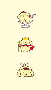 Three Adorable Pompompurins pompompurin wallpaper