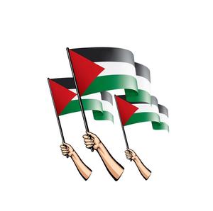 three hands holding the palestinian flag palestine wallpaper