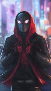Thrilling Adventure with Miles Morales in the Spider-Verse miles morales wallpaper