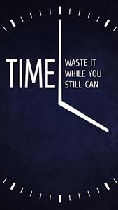 Time Clock Motivational Mobile Wallpaper