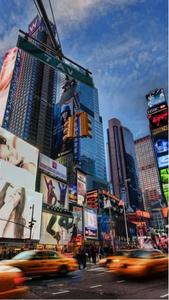 times square, new york city lock screen wallpaper
