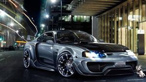 Titanium Silver Toyota Supra Car toyota supra wallpaper