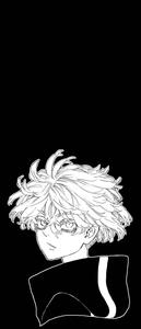 Tokyo Revengers Senju Kawaragi Black And White PFP black and white pfp wallpaper