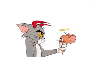 Tom And Jerry Cartoon Devil And Angel tom and jerry cartoon wallpaper