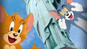 Tom And Jerry Statue Of Liberty tom and jerry wallpaper
