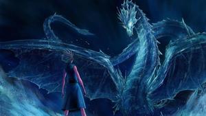 Toshiro Hitsugaya masters icy powers bleach wallpaper