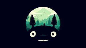 Totoro Art Cute Laptop cute laptop wallpaper