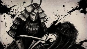 Traditional Japanese Samurai Preparing For Battle samurai wallpaper