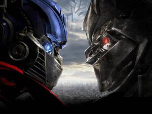 Transformers Face Off transformers wallpaper