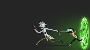 Travel Through Time and Space with Rick and Morty! animated wallpaper