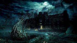 Trespassers will be greeted by the unknown. horror wallpaper