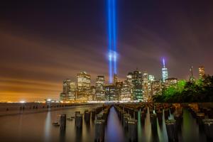Tribute Lights New York City new york city wallpaper