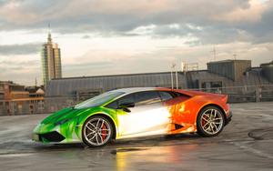 Tricolor Lamborghini Huracan - Three Colour Showstopper! lamborghini wallpaper