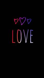 Triple Hearts Love Phone love phone wallpaper
