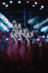 Trippy Paranormal Woman Overlapping Images trippy wallpaper