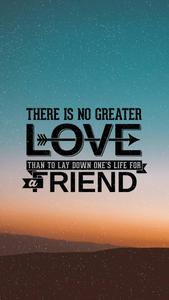 True Friendship is Found in God's Love bible verse wallpaper