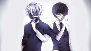 Two Adorable Anime Boys Sharing A Moment cute anime boys wallpaper