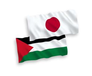 two flags of japan and palestine palestine wallpaper
