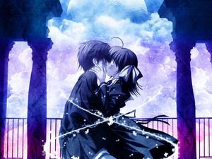 Two Hearts Entwined In an Eternal Bond of Love anime love wallpaper