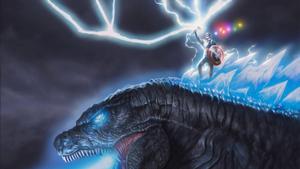 Two of the World's Most Powerful Heroes Unite godzilla wallpaper