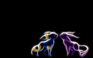 two pokemon standing in front of a black background cool pokemon wallpaper