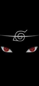 Uchiha Itachi PFP Sharingan And Konoha Symbol itachi pfp wallpaper