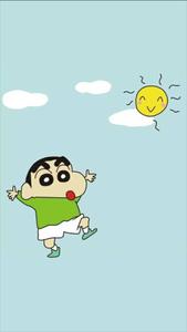 Under The Smiling Sun Shinchan Aesthetic shinchan aesthetic wallpaper
