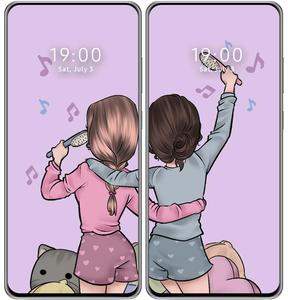 Unforgettable Memories - Cute Best Friends Forever cute matching best friend wallpaper