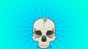 Unleash Your Inner Strength through Fire and Ice skull wallpaper