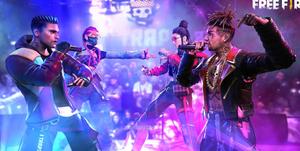 Unleashing the Rap Legends in Garena Free Fire Battle Wallpaper