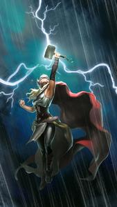 Unleashing Thor’s Hammer thor wallpaper