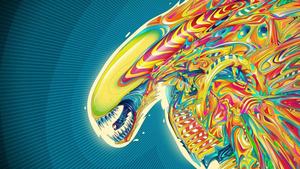Unlock a Trip Through the Unseen trippy wallpaper