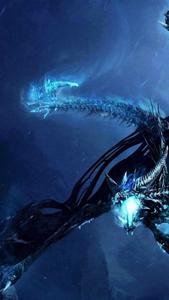 Unlock the mysteries of the Luminescent Dragon lock screen wallpaper
