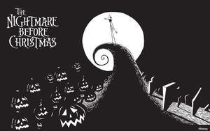 Unlock the world of Halloween Town with Disney's iconic movie, The Nightmare Before Christmas. nightmare before christmas wallpaper
