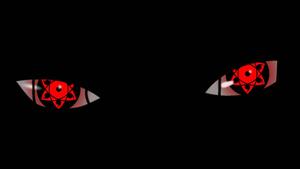 Unveiling a mesmerizing Mangekyou Sharingan in black sharingan wallpaper