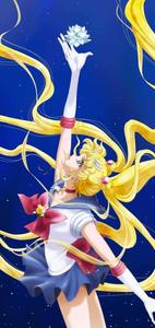 Usagi Tsukino transforms into Sailor Moon! sailor moon wallpaper