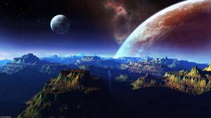 Vast Solar Planetary System of the Universe 1080p wallpaper