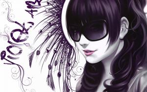 Vector Girl girl wallpaper