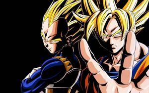 Vegeta and Goku Team Up to Take Down Enemies vegeta wallpaper