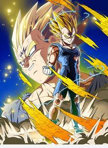 Vegeta in his Majin state vegeta wallpaper