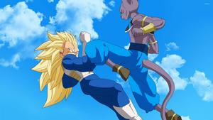 Vegeta Is Ready For Combat vegeta wallpaper