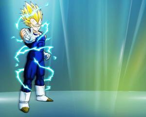 Vegeta Surrounded By Lightning Picture vegeta wallpaper