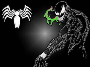 Venom And White Spider venom wallpaper