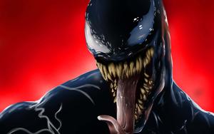Venom, the fearsome Symbiote venom wallpaper