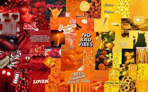 Vibrant Aesthetic Collage Displaying a Fusion of Retro and Modern Art Elements aesthetic collage wallpaper